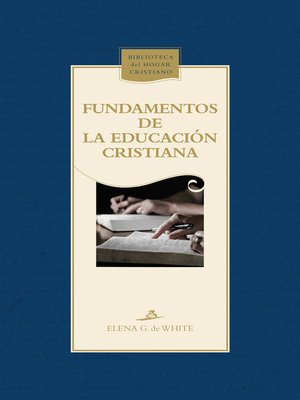 cover image of Fundamentos de la educación cristiana